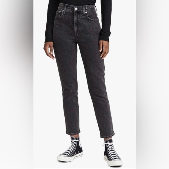 Madewell Denim - Madewell | Women’s black The Perfect Vintage Jean zip fly front/back pockets, 28